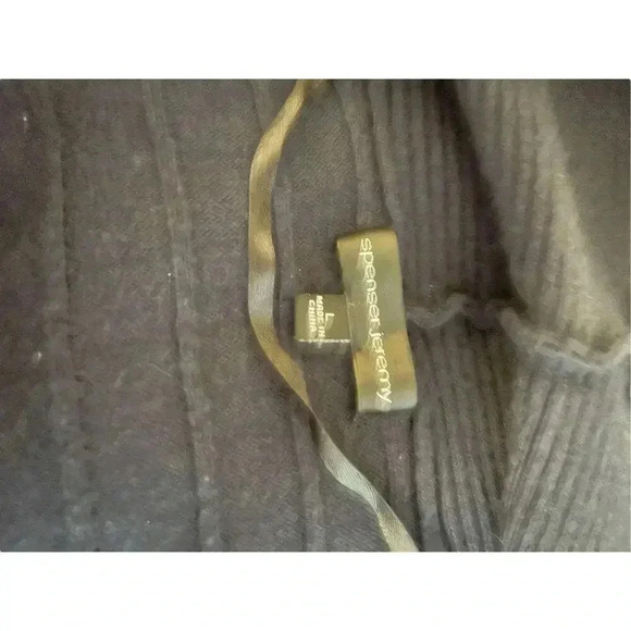 Spenser Jeremy Women’s Large Navy Cowl Neck Sweater Dress‎ - Picture 4 of 4